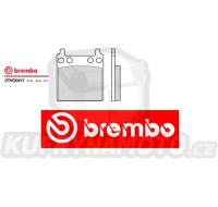 Brzdové destičky Brembo HONDA GL K1, K2 1000 r.v. Od 75 - 77 Originál směs Zadní