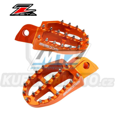 Stupačky ZETA Racing Alu - ZETA ZE93-1817 - KTM SX+SXF+EXC+EXCF + 50SX+65SX+85SX + 690+790 Adventure+Enduro+SMC + 950+990+1050+1090+1190+1290 Adventure+SMC+SuperEnduro + Beta RR 2T+4T / 10-19 + Gas-Gas / 18-20 + Sherco SE+SEF / 10-23 + Husqvarna+Husa