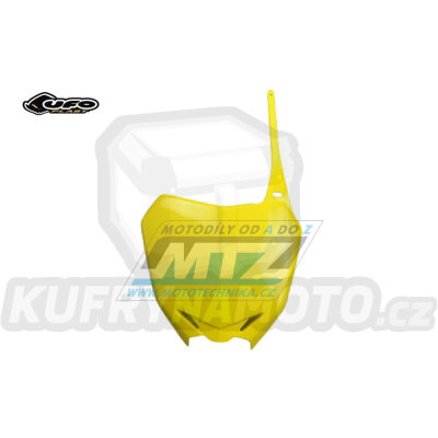 Tabulka přední Suzuki RMZ250 / 10-18 + RMZ450 / 08-17 - barva žlutá