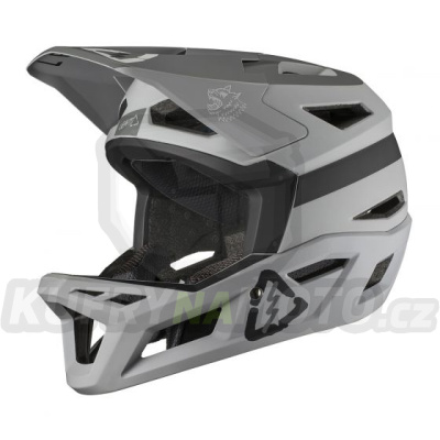 LEATT přilba DBX 4.0 V19.3 HELMET STEEL barva šedá velikost XL