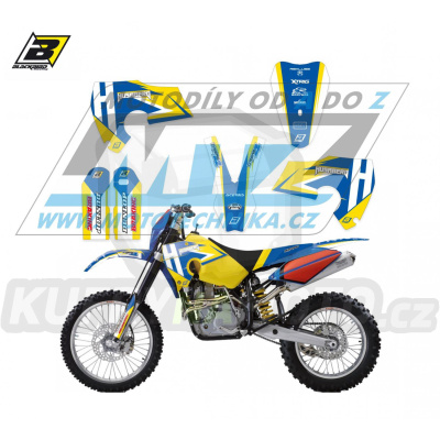 Polepy na motocykl (sada polepů Dream) Husaberg FE+FS / 06-08 - typ polepů Dream4