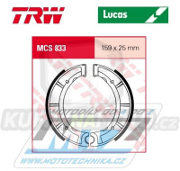 Brzdové obložení (brzdové pakny) TRW Lucas MCS833 - Yamaha YFB250 Timberwolf + YFM250 Bear Tracker + YFM350ER + YFM350UH, UJ, UK