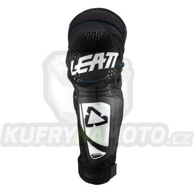 LEATT nákoleníky chrániče kolen 3DF HYBRID EXT JUNIOR KNEE SHIN WHITE/black barva černá/bílá velikost