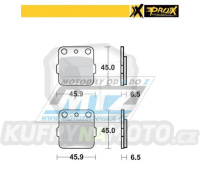 Destičky brzdové DP811 - PROX 37.200802