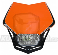 Maska na moto RTECH V-FACE oranžová