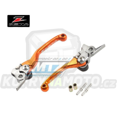 Sada výklopných páček ZETA PIVOT - ZETA ZE44-4157 - KTM 65SX / 14-23 + 85SX / 13-24 + 250Freeride + 350Freeride + Husqvarna TC65 / 17-22 + TC85 / 14-24 - oranžové