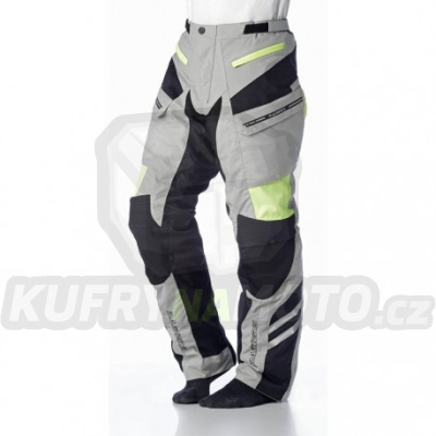 Moto kalhoty Rainers Stone černé / šedé / fluo velikost XL textilní - akce