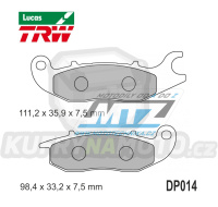 Destičky brzdové DP014-LUEC TRW Lucas MCB759EC - směs Allround Economy