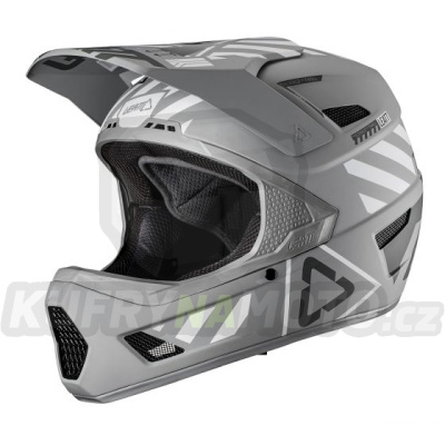 LEATT přilba DBX 3.0 DH V19.1 HELMET STEEL barva šedá velikost S