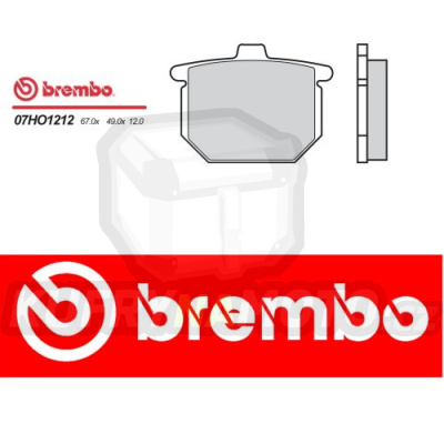 Brzdové destičky Brembo HONDA GL K1, K2 1000 r.v. Od 75 - 77 směs Originál Přední