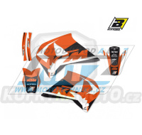 Polepy na motocykl (sada polepů Dream) KTM 4STROKE SCOMP. / 96-99 - typ polepů Dream4