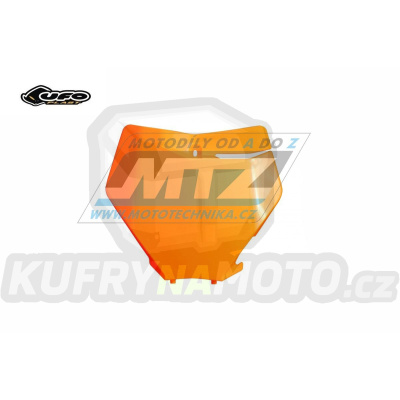 Tabulka přední KTM 125SX+150SX+250SX + 250SXF+350SXF+450SXF / 19-22 - barva FLUO oranžová (neon oranžová)