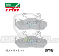 Destičky brzdové DP109-LU TRW Lucas MCB571 - směs Allround