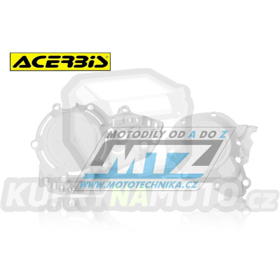 Kryty spojkového víka a víka zapalování Acerbis - Husqvarna TC250 / 17-18 + TE250+TE300 / 17 +  TE250i+TE300i / 18-19 + KTM 250EXC+300EXC / 17 +  250EXC TPI+300EXC TPI / 18-19 + 250SX / 17-18 - barva bílá