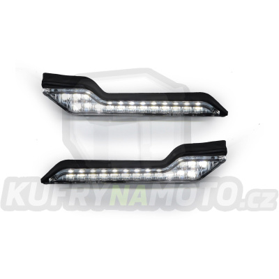 LED poziční světla pro chrániče páček kryty rukou BB Storm Barkbusters 2 ks SW Motech LED-002-00-WH