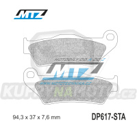 Destičky brzdové DP617-STA - směs Standard