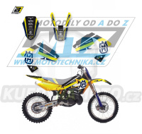 Polepy na motocykl (sada polepů Dream) Husqvarna CR125+CR250 + WR125+WR250 / 00-05 + TC250+TC450+TC510 + TE250+TE450+TE510 / 02-04 - typ polepů Dream4