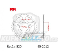 Rozeta ocelová (převodník) 2012-42zubů RK - Triumph 865 America / 14-17 + 865 Speedmaster / 16-17