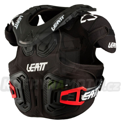 Leatt chránič HRUDNÍKU a krku FUSION  2.0 JUNIOR BARVA ČERNÁ / BÍLÁ (105-125 CM) VELIKOST S / M-1018010001-akce