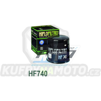 Filtr olejový HF740 (HifloFiltro) - Yamaha F150+200+250 + FX HO + FX Cruiser SHO + FZR+FZS+VXR+VXS + 190FSH + 212 Limited + 212SS + 212X