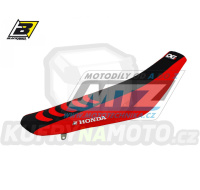 Sedlo kompletní Honda CRF250R / 18-21 + CRF450R / 13-20 - barva černo-červená - typ potahu DG3 - zvýšené provedení +15mm