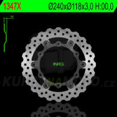 Brzdový kotouč moto NG 1347X