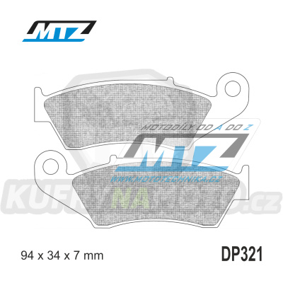 Destičky brzdové DP321-FM - MTZ směs Offroad Profi