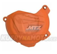 Kryt spojkového víka KTM 250SXF / 13-15 + 350SXF / 11-15 + 250EXCF / 14-16 + 350SXF / 11-15 + 350EXCF / 12-16 + 350 Freeride / 12-17 + Husqvarna FC250+FC350+FE250+FE350 + Husaberg FE250+FE350 - barva oranžová