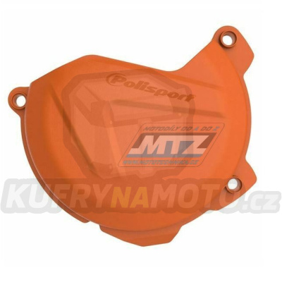 Kryt spojkového víka KTM 250SXF / 13-15 + 350SXF / 11-15 + 250EXCF / 14-16 + 350SXF / 11-15 + 350EXCF / 12-16 + 350 Freeride / 12-17 + Husqvarna FC250+FC350+FE250+FE350 + Husaberg FE250+FE350 - barva oranžová