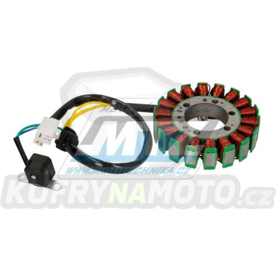 Stator generátoru (alternátor) pro skútry Yamaha YP250 Majesty + Malaguti Madison250 + MBK Skyliner250 + Aprilia Leonardo250 + Benelli Velvet250