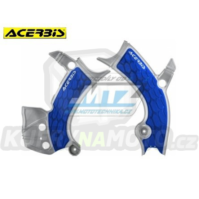 Kryty rámu Yamaha YZF250 / 19-23 + YZF450 / 18-22 + WRF450 / 19-23 + WRF250 / 20-24 - barva šedo-modrá