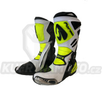 Moto boty FORMA ICE PRO FLOW replica M. JONES bílo/fluo žluté