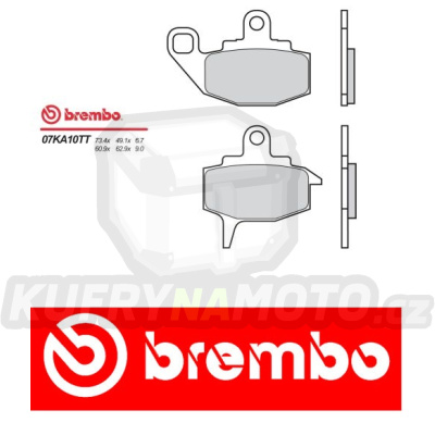 Brzdové destičky Brembo KAWASAKI KX 500 r.v. Od 87 - 88 směs TT Přední