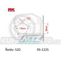 Rozeta ocelová (převodník) 1225-36zubů RK - Honda CMX300 Rebel / 17-20 + CMX500 Rebel / 17-20 + CB500X / 19-21 + CB500XA