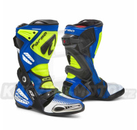 Moto boty FORMA ICE PRO FLOW replica ANDREA LOCATELLI tmavě modro/fluo žluté