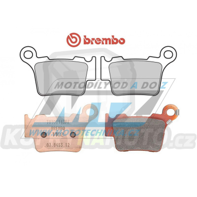 Destičky brzdové Brembo (originál Brembo Genuine Parts) - směs Sinter HH/SX