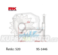 Kolečko řetězové (pastorek) 1446-14zubů RK - Kawasaki KXF250 / 06-23 + KX250 / 19-22