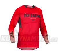 dres EVOLUTION DST. FLY RACING - USA 2023 (červená/šedá)