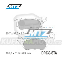 Destičky brzdové DP030-STA - směs Standard