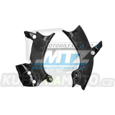 Kryty rámu Yamaha YZF450 / 23-24 + YZF450X / 24 + Fantic XXF450 / 24 - barva černá