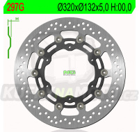 Brzdový kotouč moto NG 297G