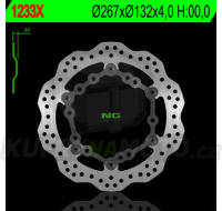 Brzdový kotouč moto NG 1233X