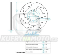 Kotouč brzdový (226/58/3D) - Kymco People50 / 99-11  + People125 / 99-14 + People150 / 99-04