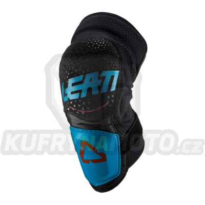 LEATT 3DF HYBRIDNÍ Fuel / ČERNÉ chrániče kolen ČERNÉ ČERNÉ / MODRÁ VELIKOST L / XL-5019400661