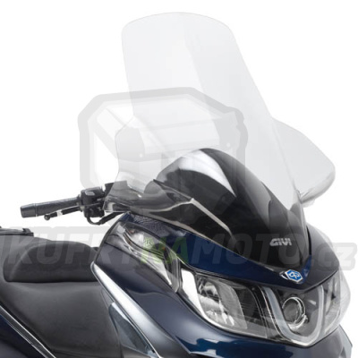 Plexisklo Givi Piaggio X 10 125 2012 – 2016 G2832- D 5604 ST