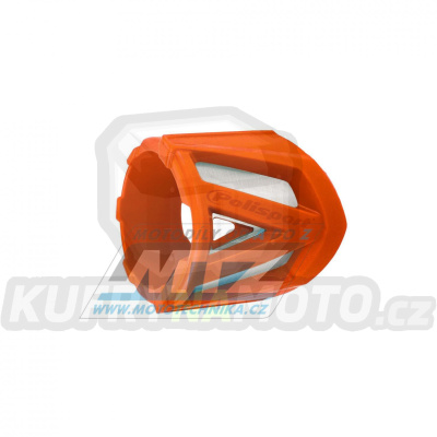 Kryt koncovky výfuku Polisport Silencer Protector 340-400mm - oranžový