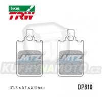 Destičky brzdové DP610-LU TRW Lucas MCB578 - směs Allround