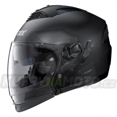 Moto helma Grex G4.2 PRO Kinetic N-Com Black Graphite 25 vel. M – akce