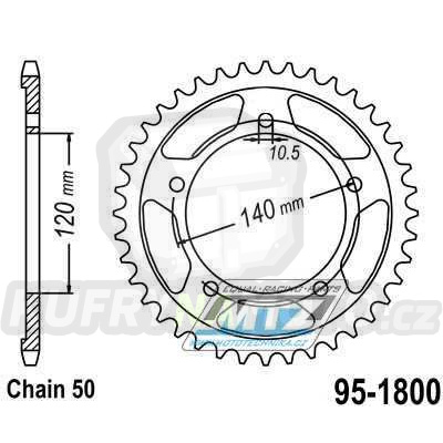 Rozeta MTZ 43 zubů-95-1800-43- výprodej