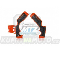 Kryty rámu KTM 65SX / 13-23 + Husqvarna TC65 / 16-23 + Gas-Gas MC65 - barva oranžovo-černá